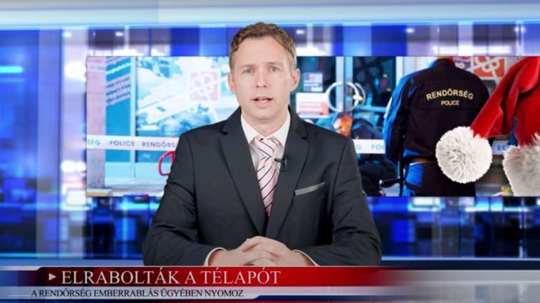 Videón, ahogy elrabolták a télapót