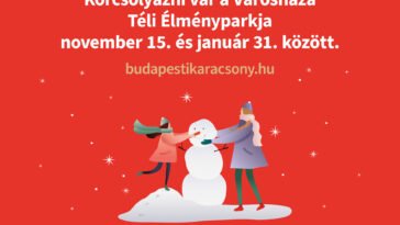 Jégpályával nyitja meg kapuit november 15-én a főváros téli ünnepe, a Budapesti Karácsonyi Vásár és a Városháza Téli Élménypark.