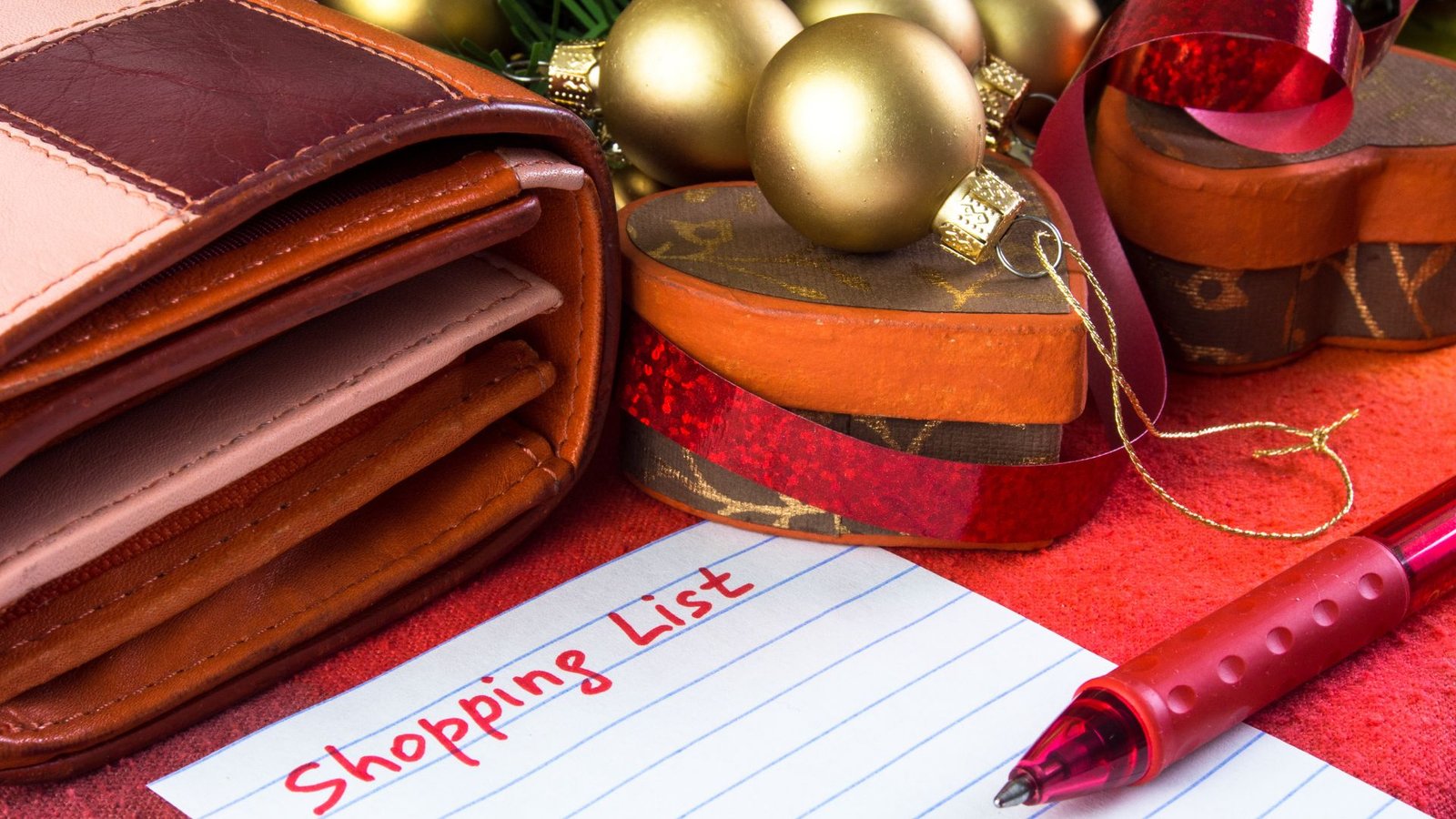 Lista készítése a karácsonyi bevásárláshoz